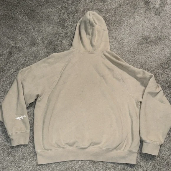 Essentials Men's hoodie - tan - Picture 5 of 5